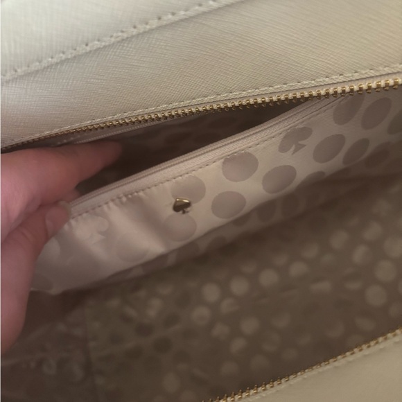 Kate Spade Cream Saffiano Leather Tote Bag - Picture 5 of 7